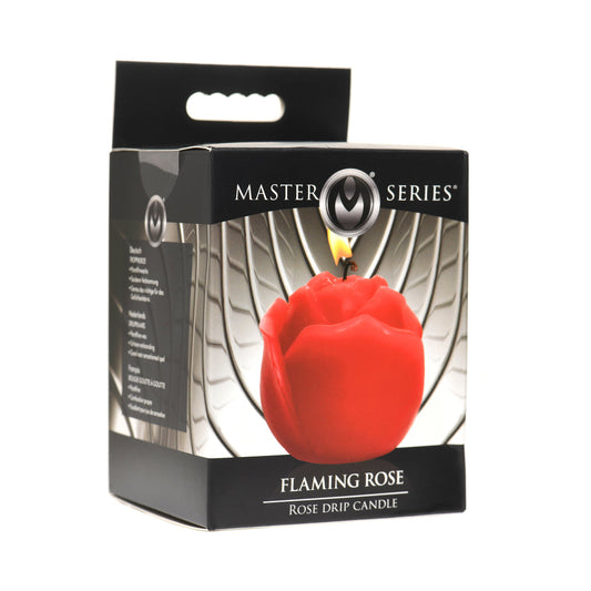 Master Series Flaming Rose Drip Candle - Not Very Vanilla