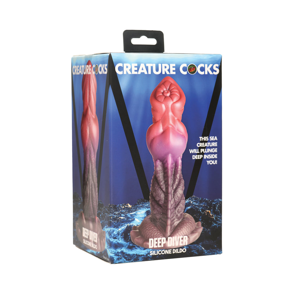 Creature Cocks Deep Diver Silicone Dildo - Not Very Vanilla