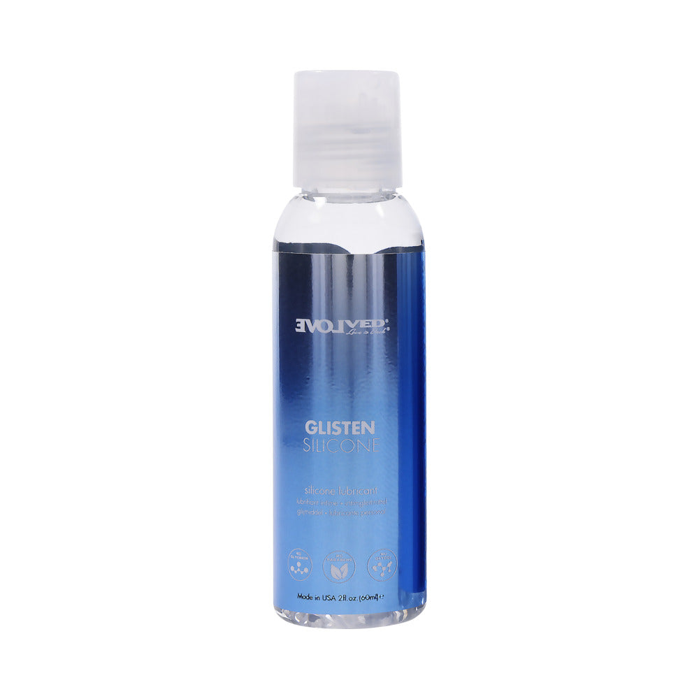 Evolved Glisten Silicone Lubricant 2 oz. - Not Very Vanilla