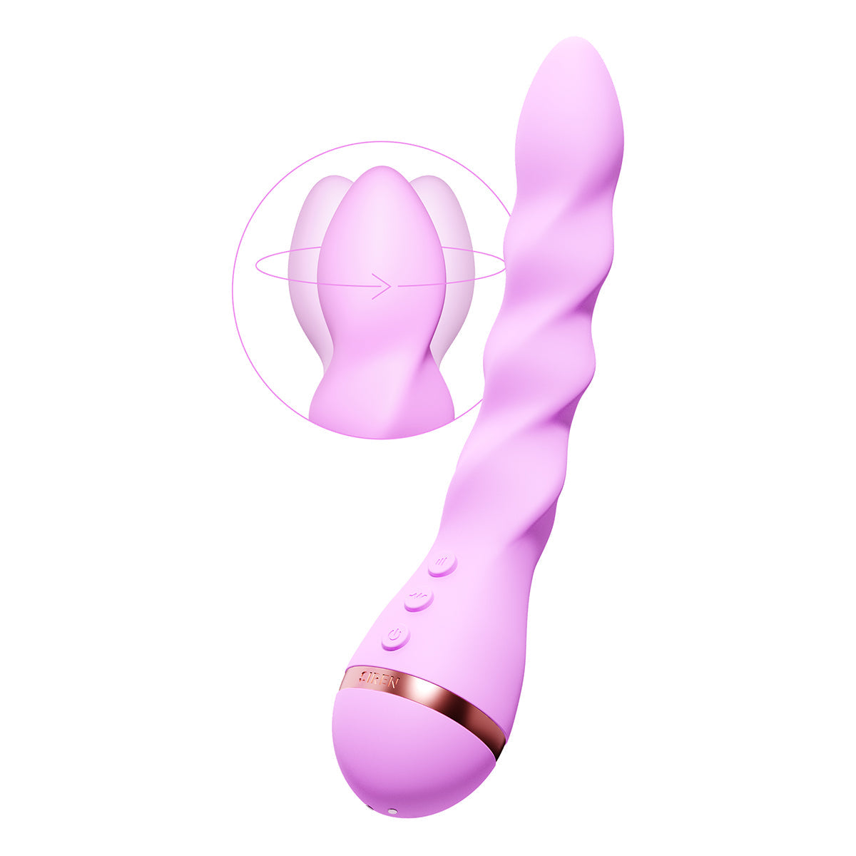 VUSH Siren Twist Vibrator - Not Very Vanilla