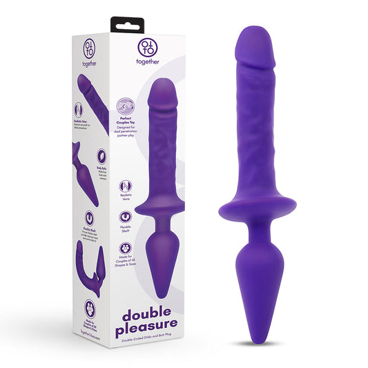 Together Couples Double Pleasure Purple - Not Very Vanilla