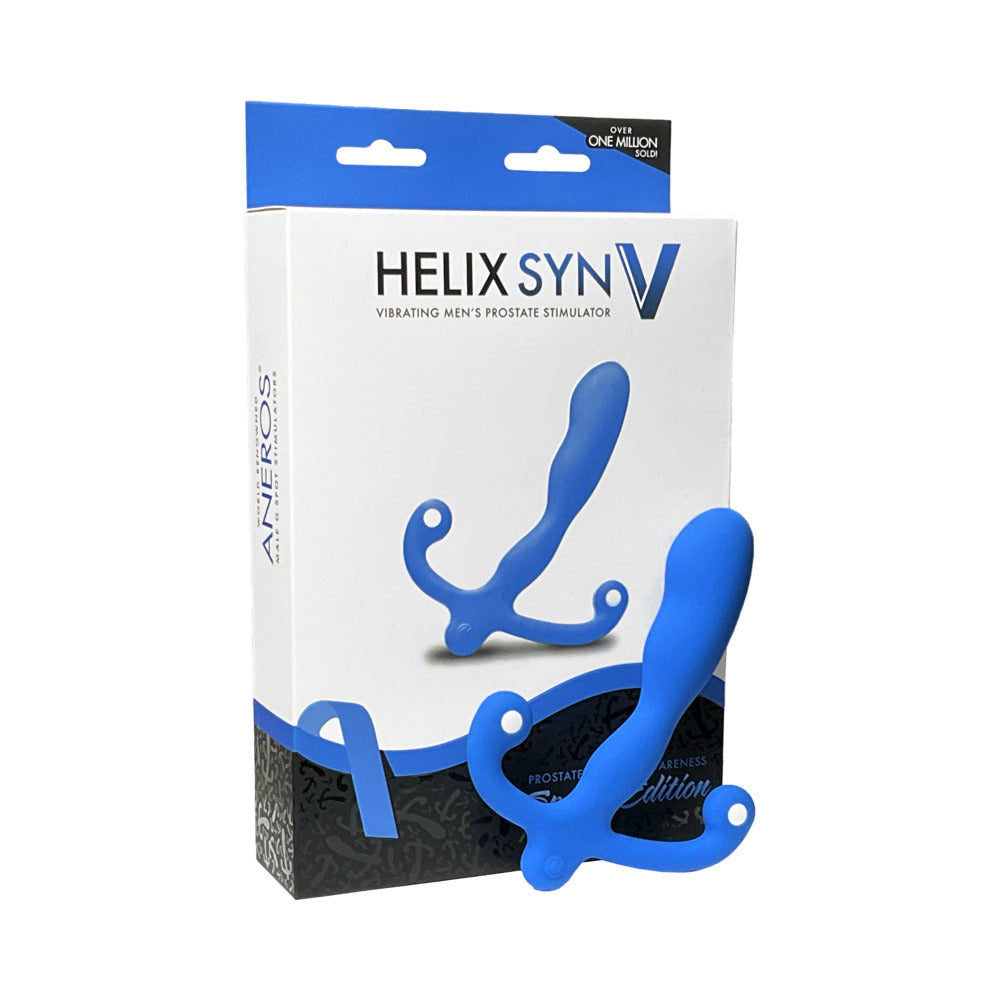 Aneros Helix Syn V Vibrating Prostate Stimulator Special Edition Blue - Not Very Vanilla