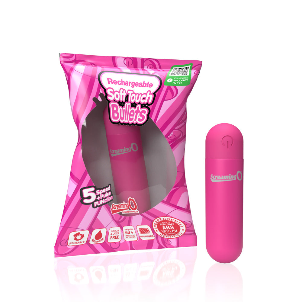 Screaming O Soft Touch Rechargeable Bullets Pink - Not Very Vanilla