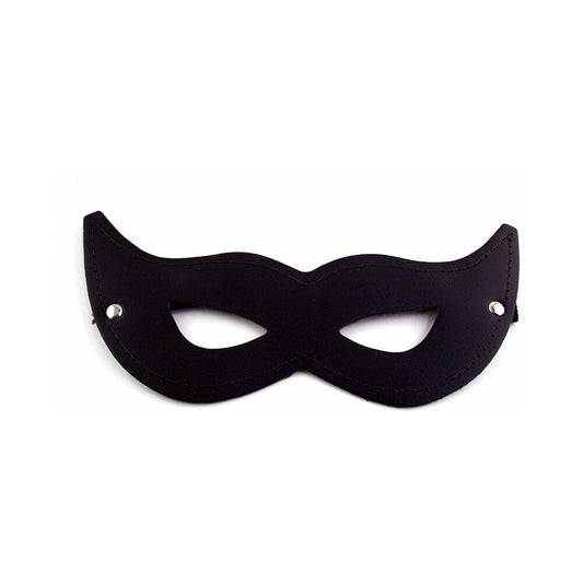 Rouge Leather Cat Mask Black - Not Very Vanilla