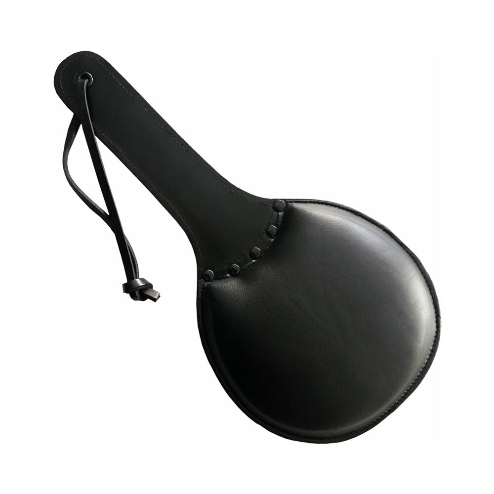 Rouge Leather Padded Ping Pong Paddle Black with Black Accessories - Not Very Vanilla