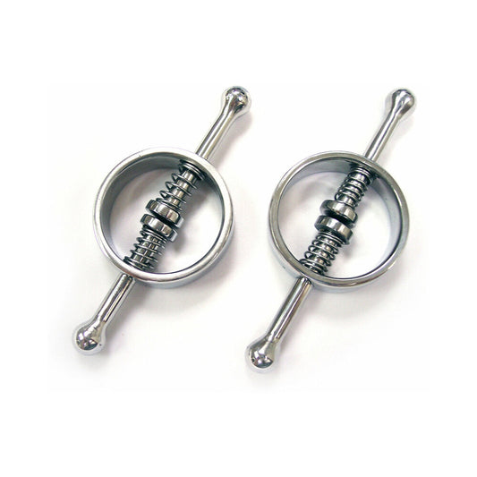 Rouge Stainless Steel Nipple Clamps in Clamshell - Not Very Vanilla