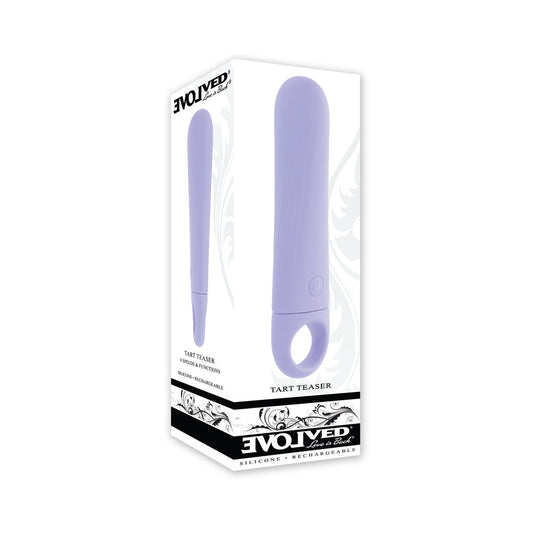 Evolved Tart Teaser Rechargeable Vibrating Vibe Silicone Purple - Not Very Vanilla