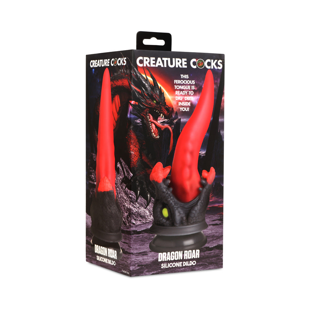 Creature Cocks Dragon Roar Silicone Dildo - Not Very Vanilla