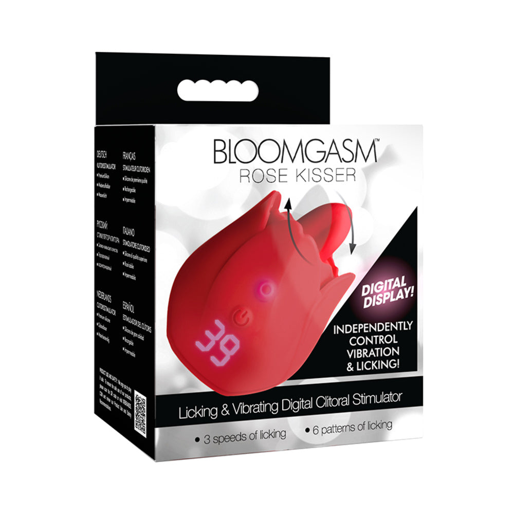 Bloomgasm Rose Kisser Licking & Vibrating Digital Clitoral Stimulator - Not Very Vanilla