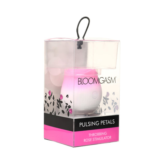 Bloomgasm Pulsing Petals Throbbing Rose Stimulator Pink - Not Very Vanilla