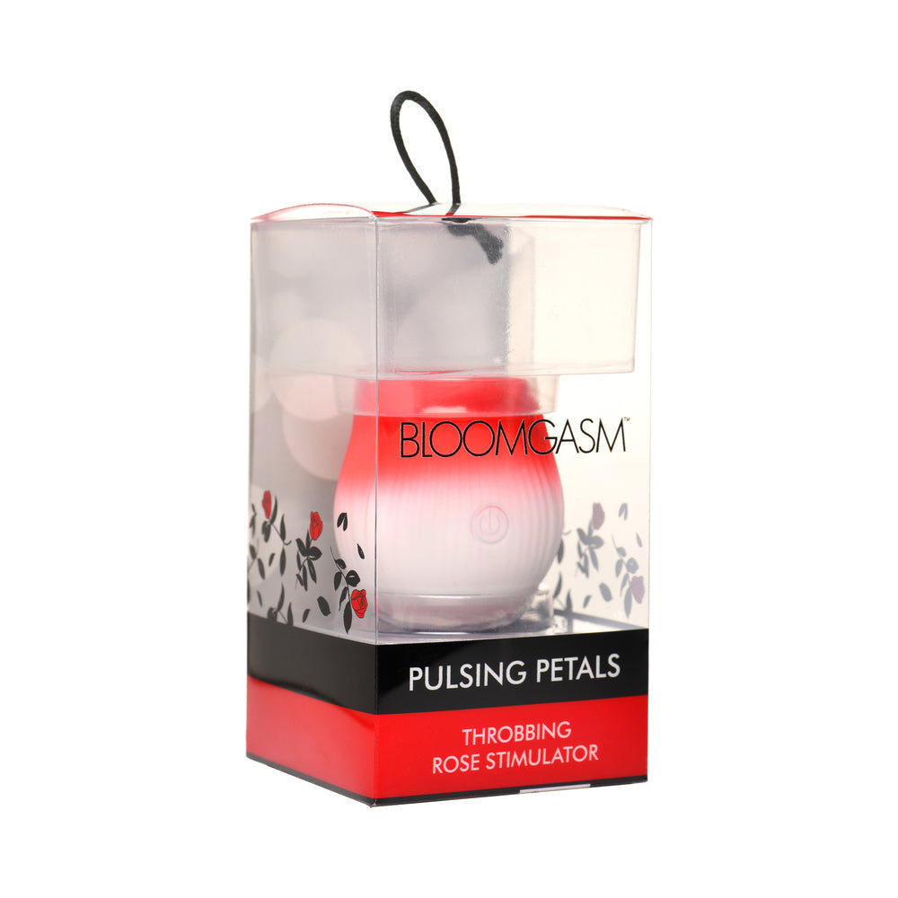 Bloomgasm Pulsing Petals Throbbing Rose Stimulator Red - Not Very Vanilla