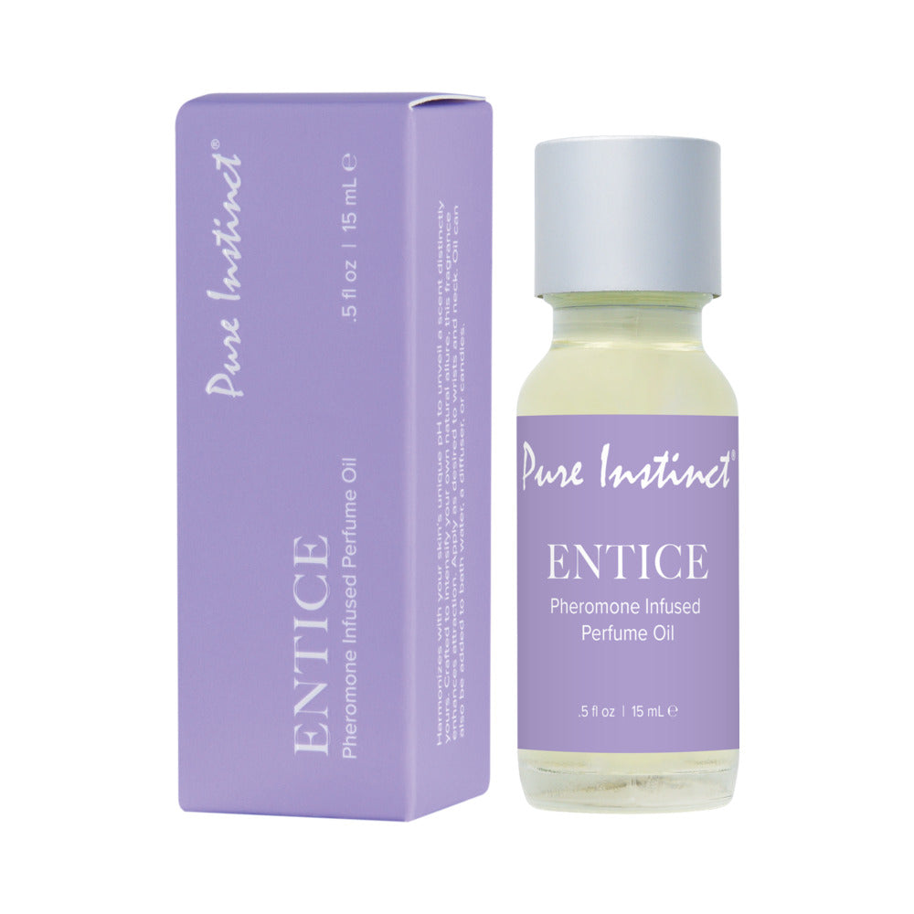 Pure Instinct Pheromone Perfume Oil Entice Dropper 0.5 oz. - Not Very Vanilla