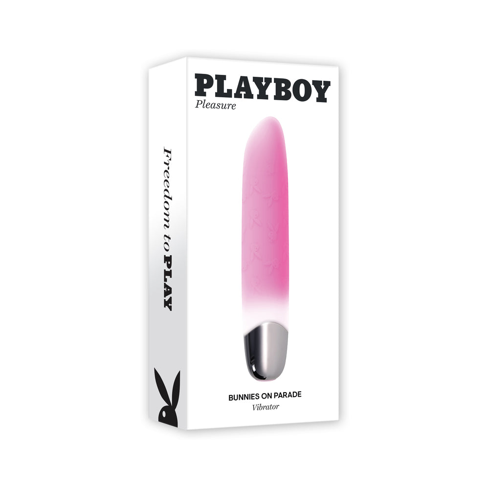 Playboy Bunnies On Parade Rechargeable Pink - Not Very Vanilla