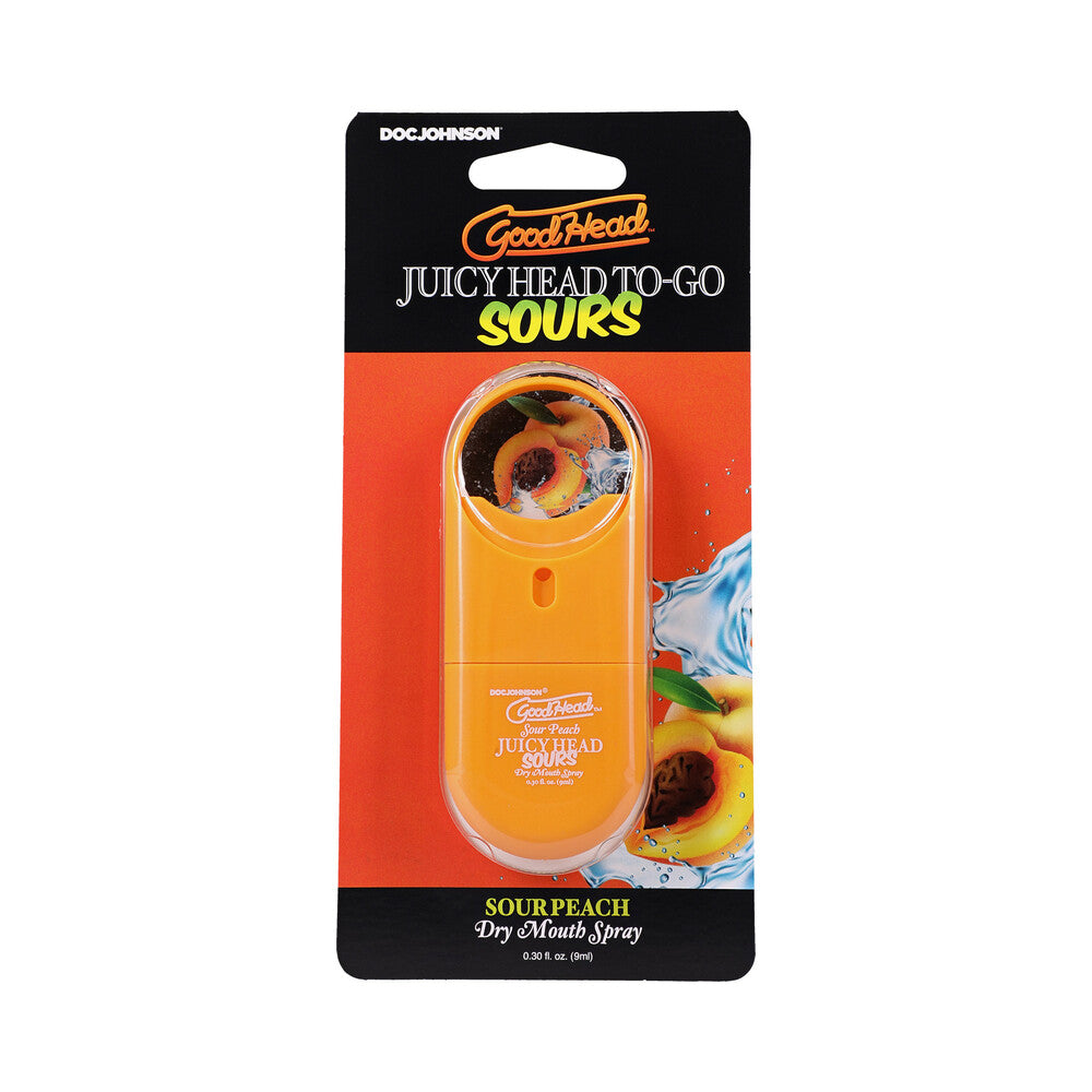 GoodHead Juicy Head Dry Mouth Spray To-Go Sour Peach 0.3 oz. - Not Very Vanilla