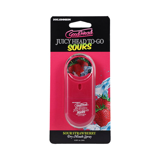 GoodHead Juicy Head Dry Mouth Spray To-Go Sour Strawberry 0.3 oz. - Not Very Vanilla