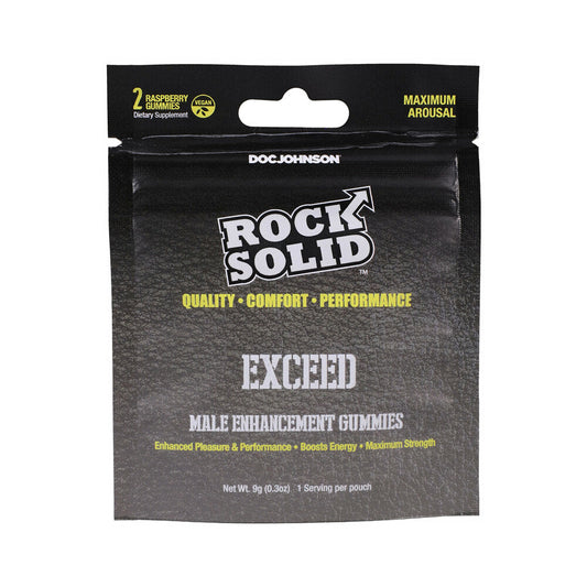 Rock Solid Exceed Male Enhancement Gummies 2-Pack - Not Very Vanilla