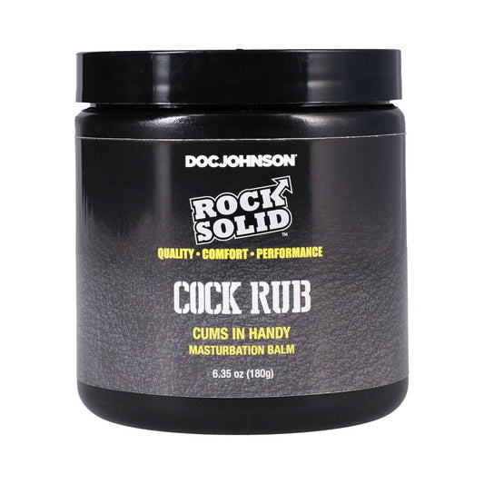 Rock Solid Cock Rub Cums In Handy Masturbation Balm 6.35 oz. - Not Very Vanilla