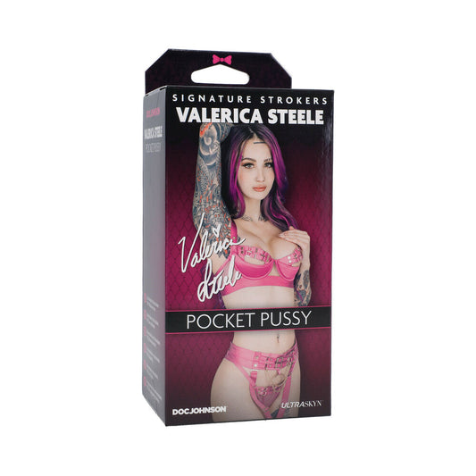 Signature Strokers Valerica Steele ULTRASKYN Pocket Pussy Vanilla - Not Very Vanilla