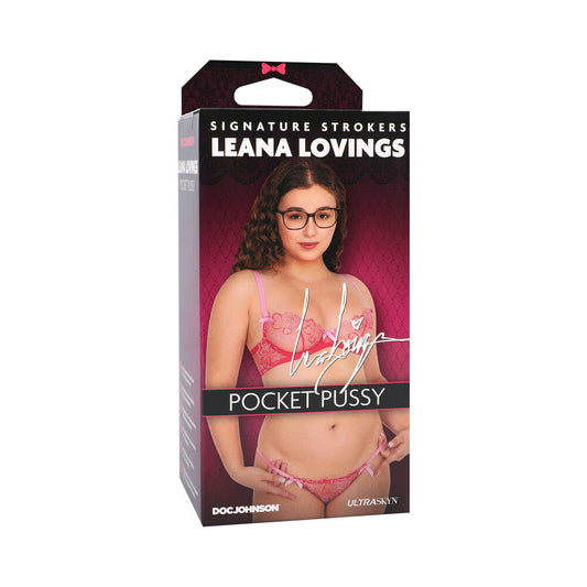 Signature Strokers Leana Lovings ULTRASKYN Pocket Pussy Vanilla - Not Very Vanilla