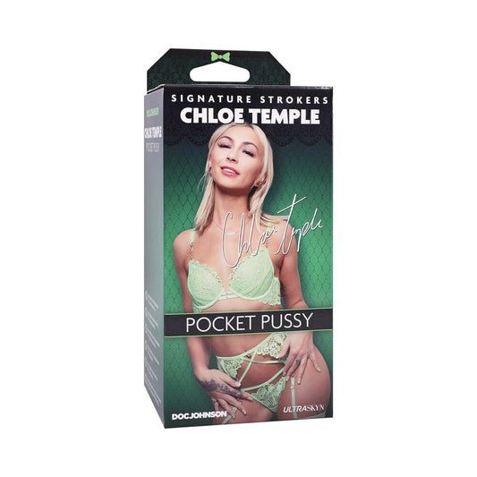 Signature Strokers Chloe Temple ULTRASKYN Pocket Pussy Vanilla - Not Very Vanilla