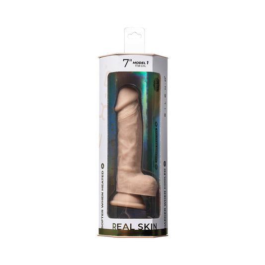 SILEX-D Real Skin Model 1 Dildo 7 in. Vanilla - Not Very Vanilla