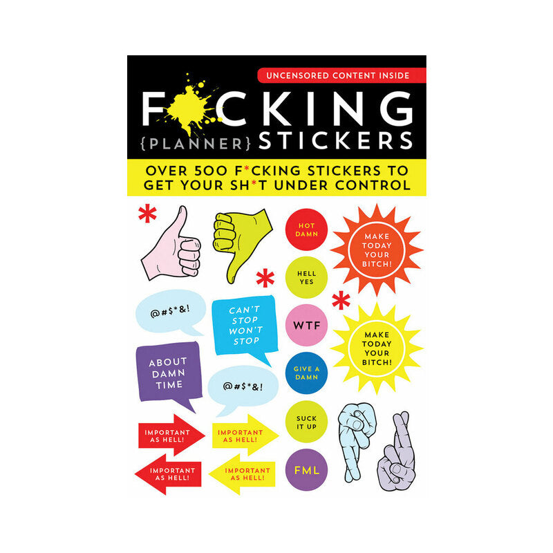 Fucking Planner Stickers - Not Very Vanilla