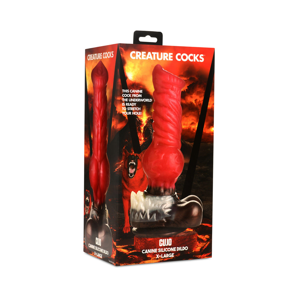 Creature Cocks Cujo Canine Silicone Dildo XL - Not Very Vanilla