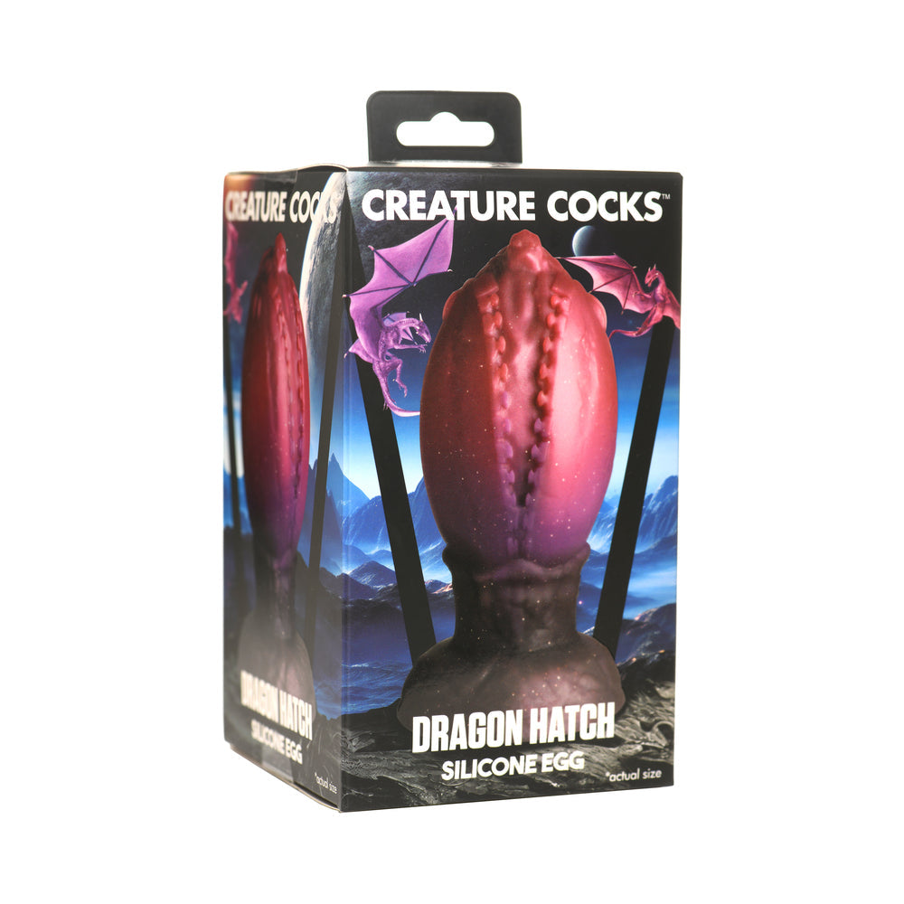 Creature Cocks Dragon Hatch Silicone Egg L - Not Very Vanilla