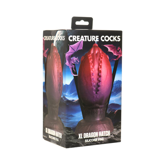 Creature Cocks Dragon Hatch Silicone Egg XL - Not Very Vanilla