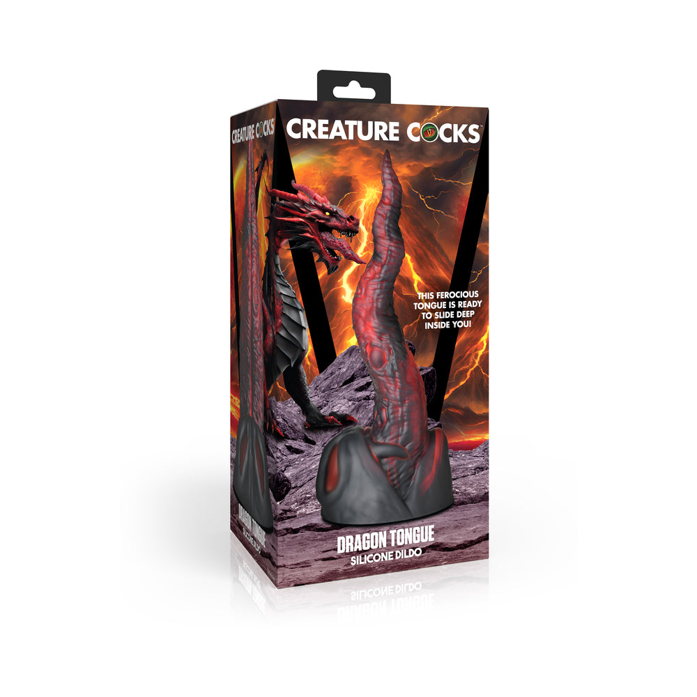 Creature Cocks Dragon Tongue Silicone Dildo - Not Very Vanilla