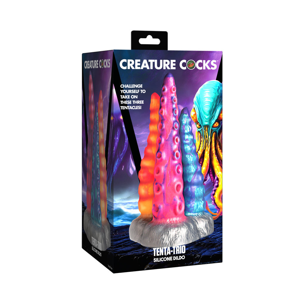 Creature Cocks Tentacle Trio Silicone Dildo - Not Very Vanilla