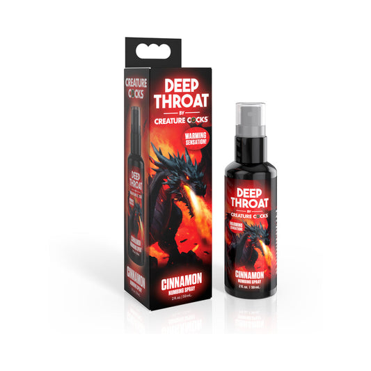 Creature Cocks Throat Numbing Spray Cinnamon 1 oz. - Not Very Vanilla