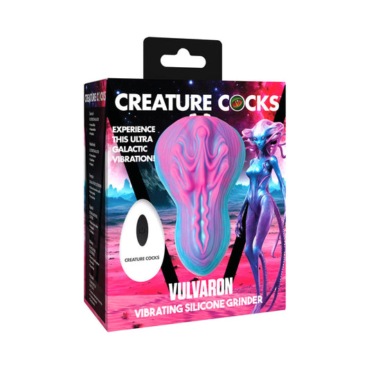 Creature Cocks Vulvaron Vibrating Silicone Grinder with Remote Control - Not Very Vanilla