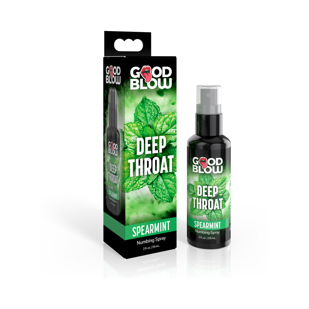 Good Blow Deep Throat Spray Spearmint 1 oz. - Not Very Vanilla