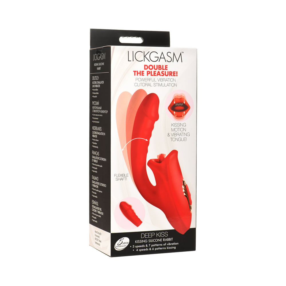 Lickgasm Deep Kiss Kissing Silicone Rabbit - Not Very Vanilla