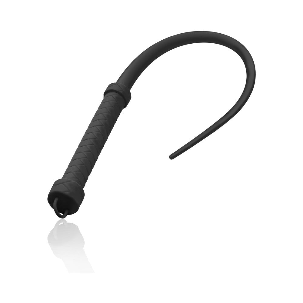 Master Series Viper Tail Silicone Whip Black - Not Very Vanilla