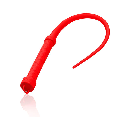 Master Series Viper Tail Silicone Whip Red - Not Very Vanilla