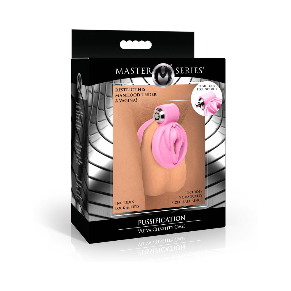 Master Series Vulva Locking Chastity Cage - Not Very Vanilla