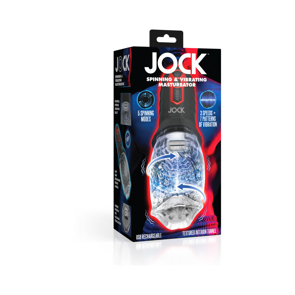 JOCK Spinning & Vibrating Masturbator - Not Very Vanilla