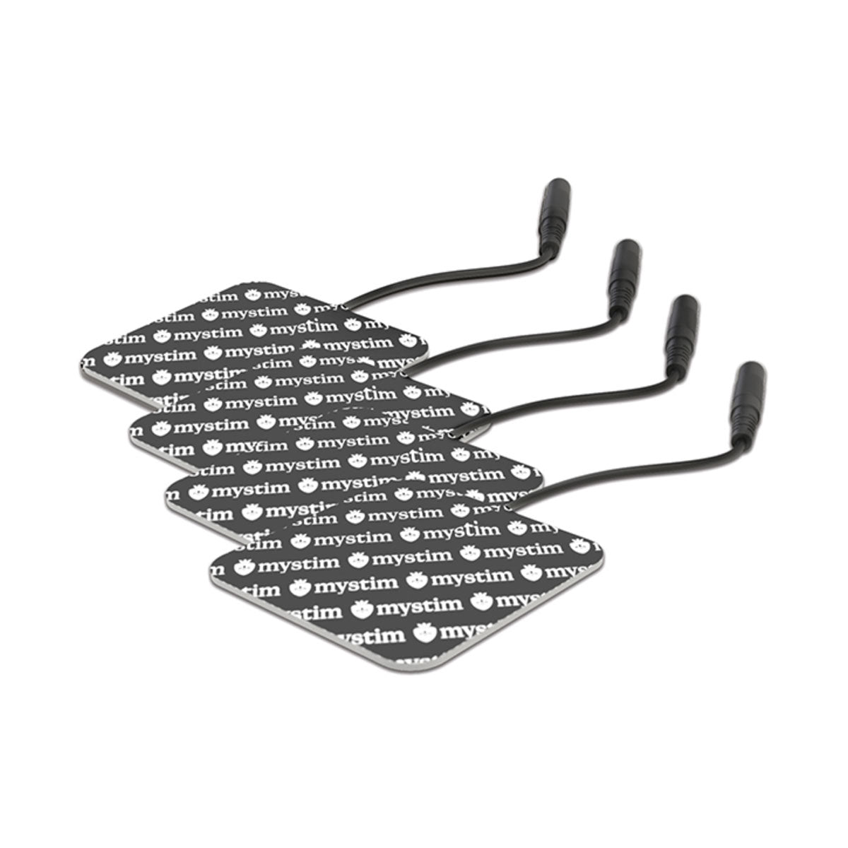 Mystim Replacement Square Electrode Pad 4-Pack - Not Very Vanilla