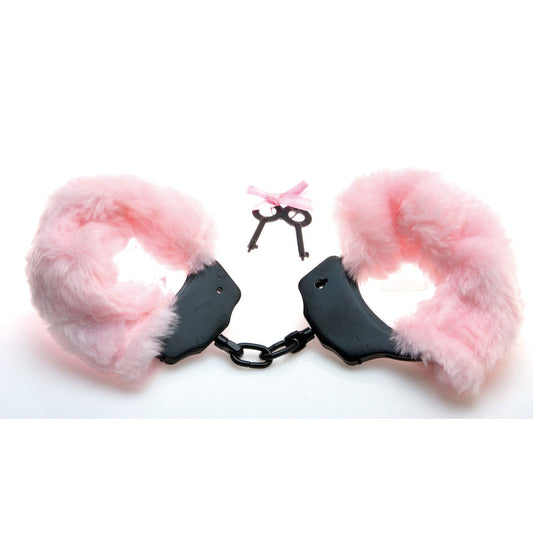 Sex Kitten Fur Handcuffs - Not Very Vanilla