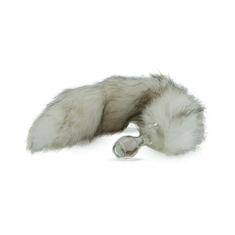 Crystal Delights Minx Faux Fur Tail Plug Husky - Not Very Vanilla