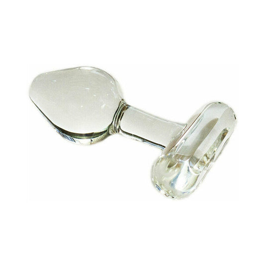 Crystal Delights T-Handle Plug Clear - Not Very Vanilla