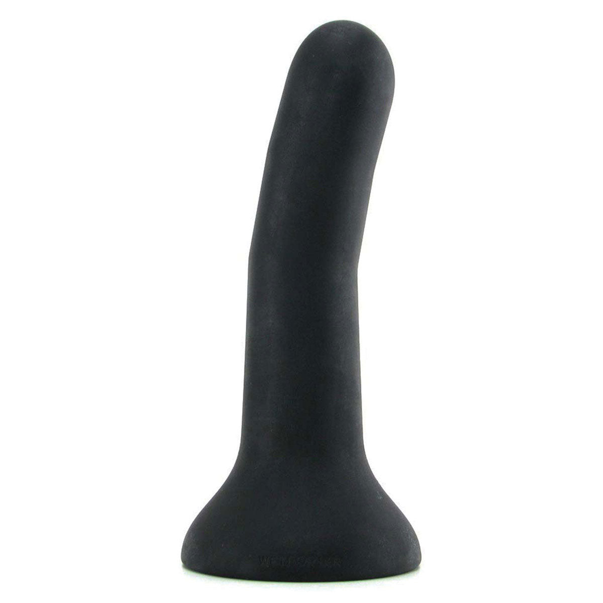 Wet For Her FIVE Medium 5.1 in. Dildo Black - Not Very Vanilla