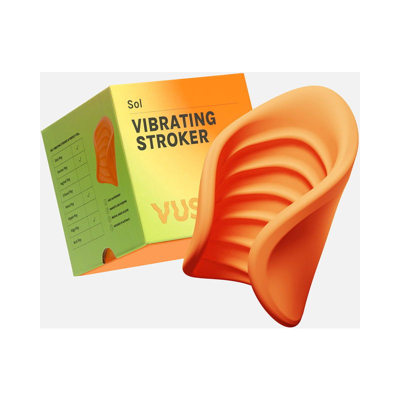 VUSH SOL Vibrating Stroker - Not Very Vanilla