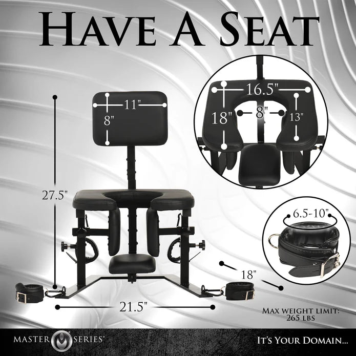 Master Series Pleasure Throne Oral Sex Chair - Not Very Vanilla