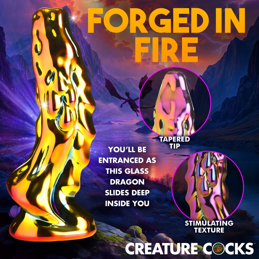 Creature Cocks | Dragon Glass | Glass Dildo