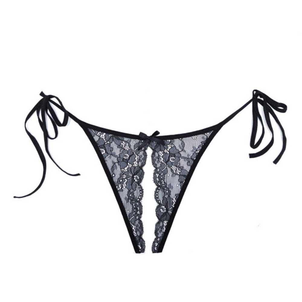 Adore Sugar Panty - Ons Size - Black - Not Very Vanilla