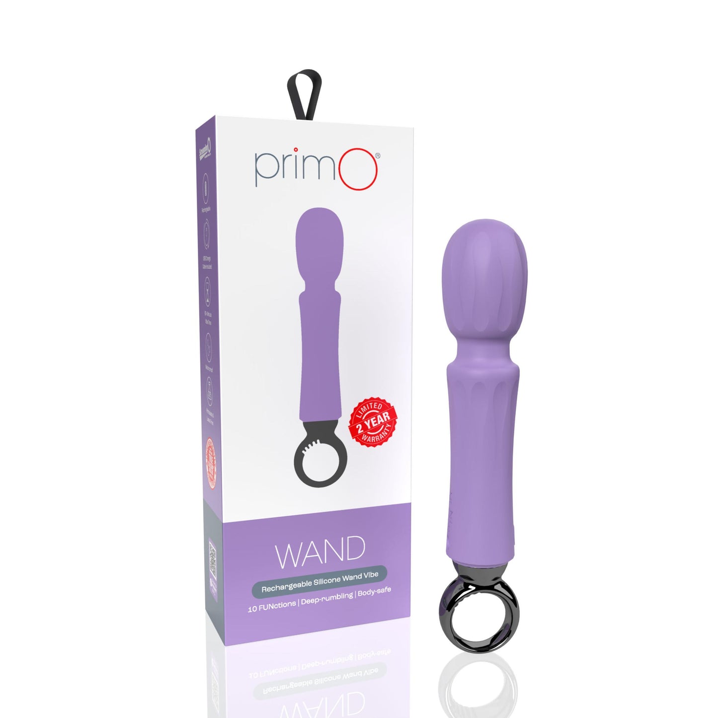 Primo Wand Rechargeable Vibe - Lilac - Not Very Vanilla