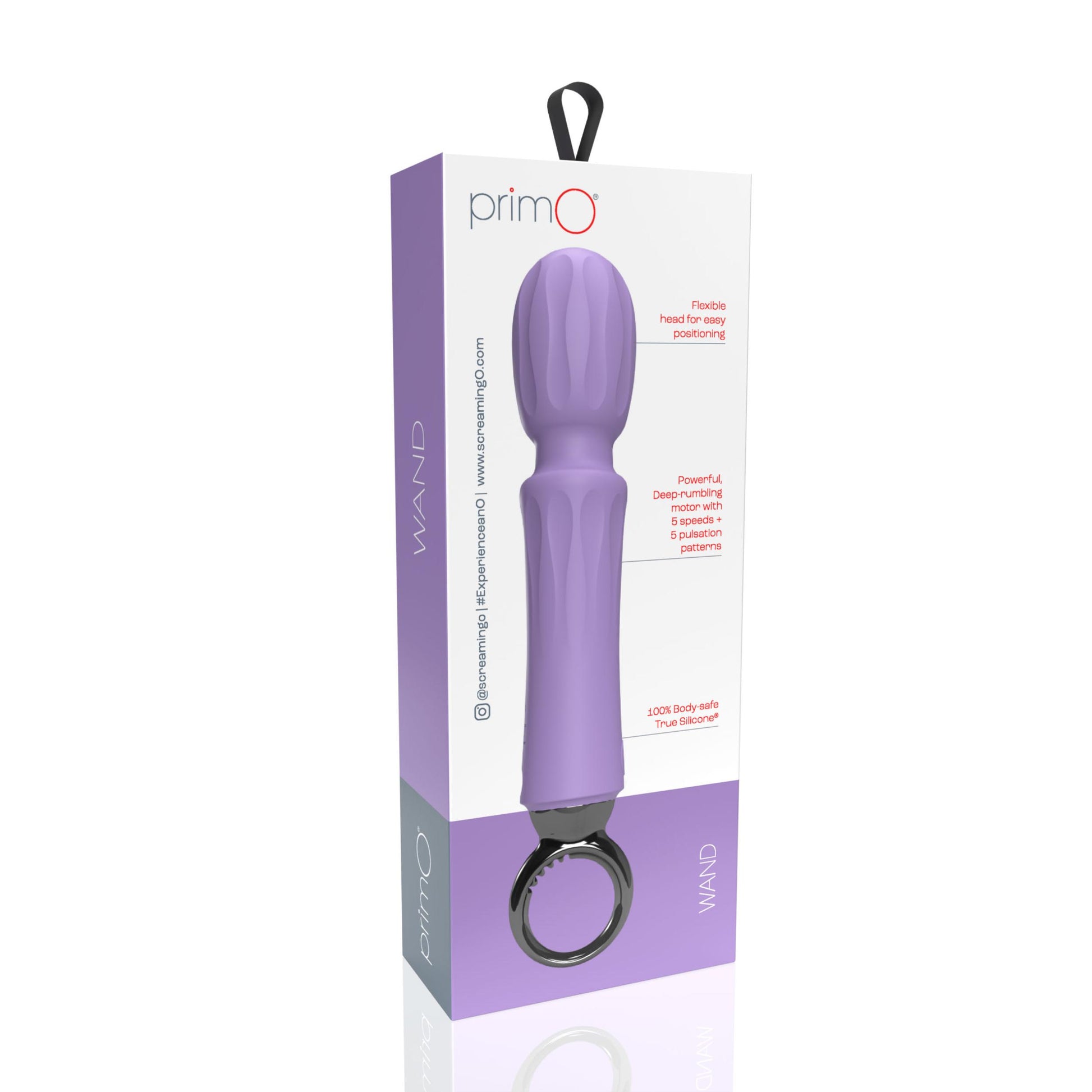 Primo Wand Rechargeable Vibe - Lilac - Not Very Vanilla